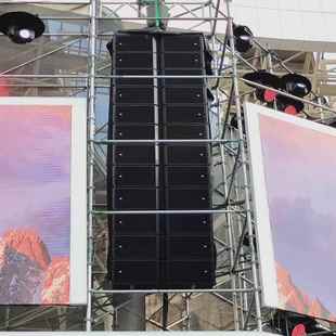 专业生产LA1088双12寸三分频远射程舞台线阵音箱线阵音响