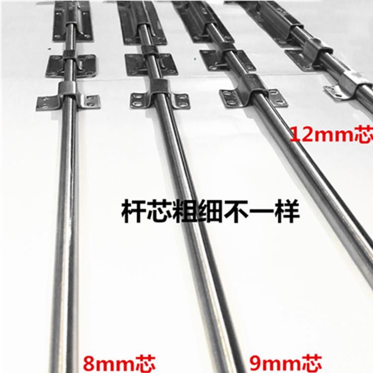 201不锈钢插销门栓木门明插销加长钢心弯头地插装螺丝横插肖门栓