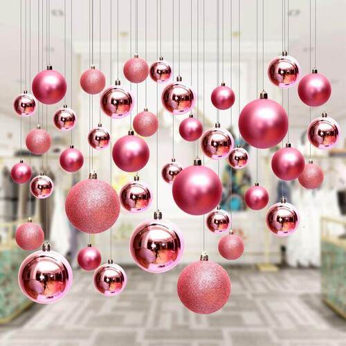 Christmas Decorations Colorful Christmas Ball Store Window R