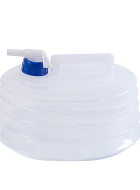 户外折叠水桶带水龙头车载pe食品级5l10l17l饮水袋储水桶大桶耐用