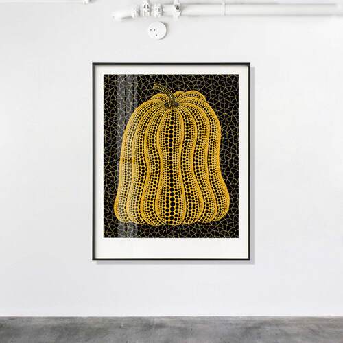 草间弥生 南瓜 样板房客厅墙面轻奢装饰画工作室壁画走道玄关挂画