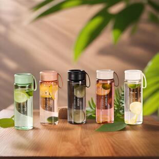 夏季可携式大容量运动水杯学生防摔健身房塑料杯礼品广告杯定制lo