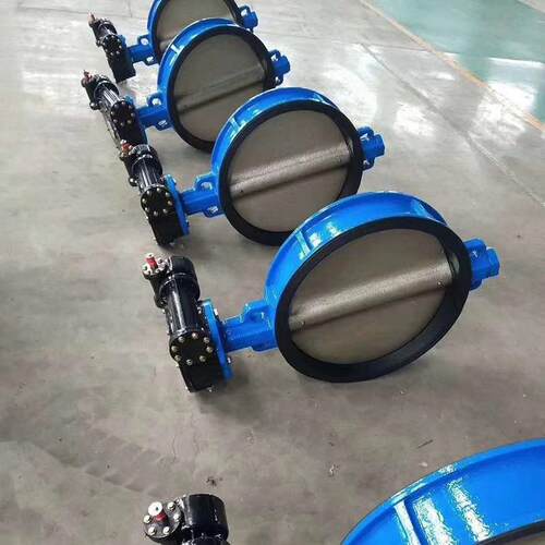 厂家直供大口径蝶阀涡轮蝶阀对夹式蝶阀D371X-16Q