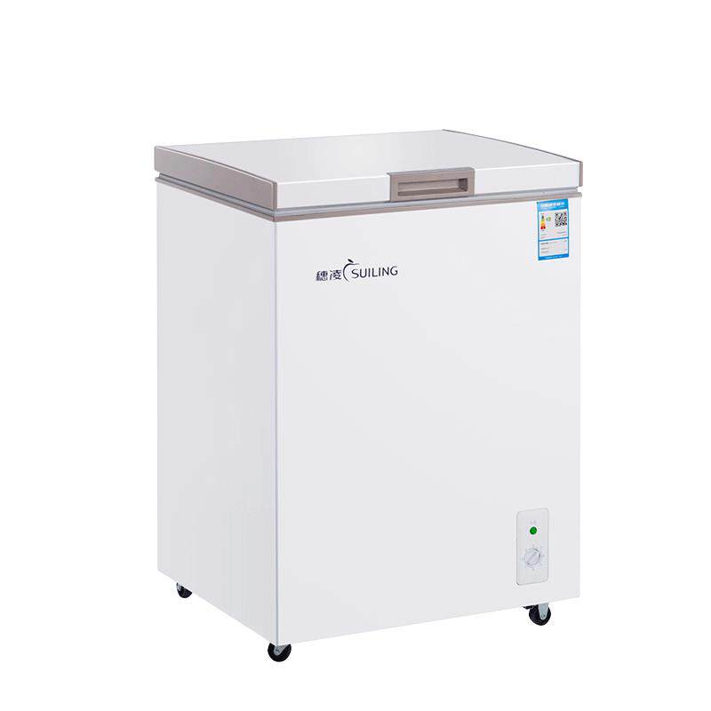 穗凌BD155K小冰柜家用单温冷冻冷藏柜迷你冰箱海鲜速冻柜小型冷柜