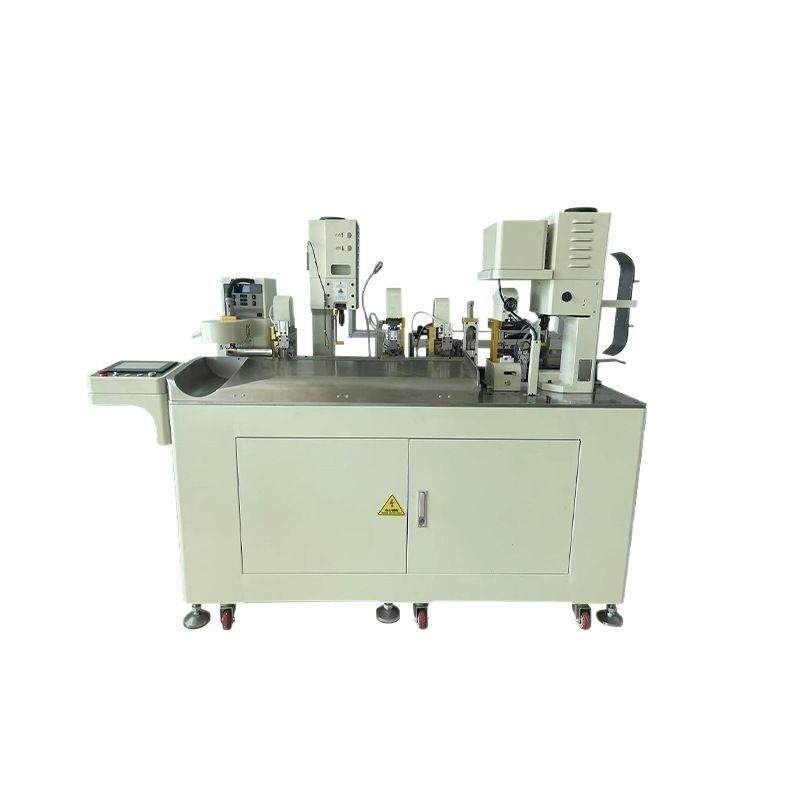 电脑压接机护套剥皮裁线打端烘烤机双头打端全自动穿热缩管机端子