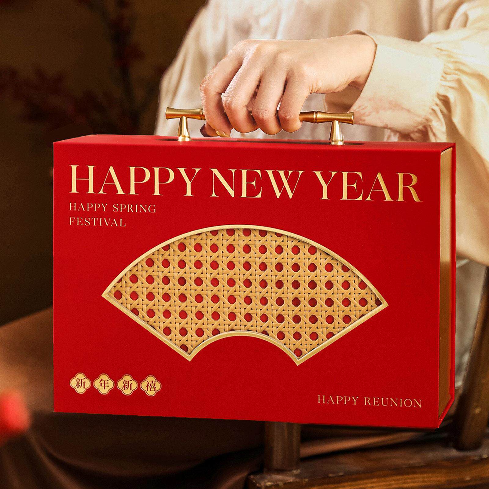 马年新年礼盒包装盒烘焙高级糖果饼乾年货春节礼物礼品盒空盒定制