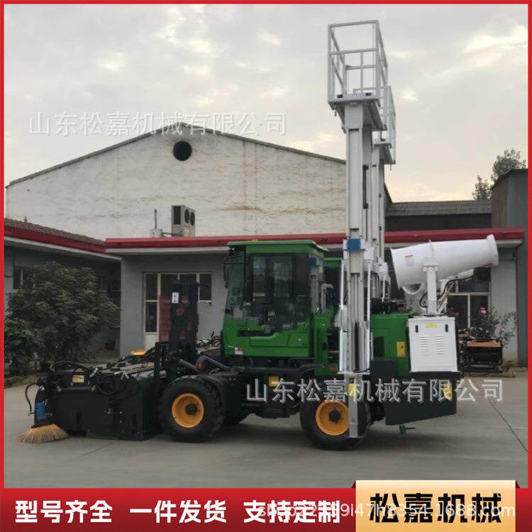 装载机改装扫地车工厂道路砂石道路清扫工业除尘叉车加装清扫滚刷