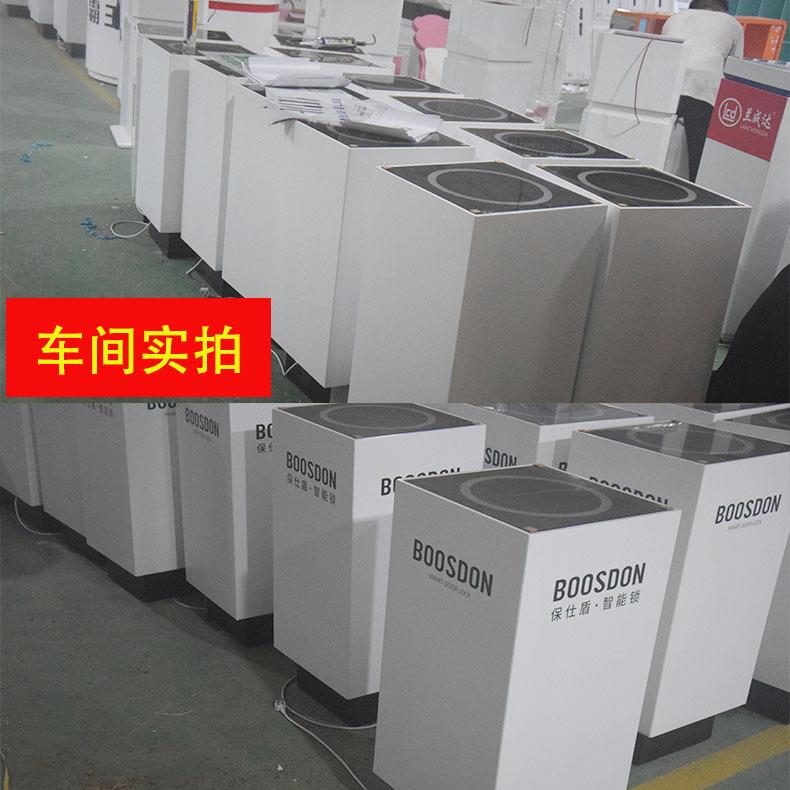 智锁展示架能指纹锁挂货架门锁木质货半架展柜JPP柜陈列柜