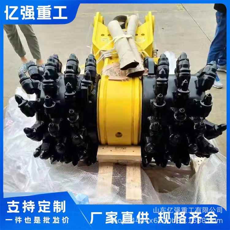 液纵向铣机矿用挖机铣挖机混凝土岩石采煤机岩石刨用刨压头OIO钩