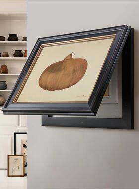 霍格艺术法式中古风电表箱装饰画餐厅玄关配电箱可推拉电源盒挂画