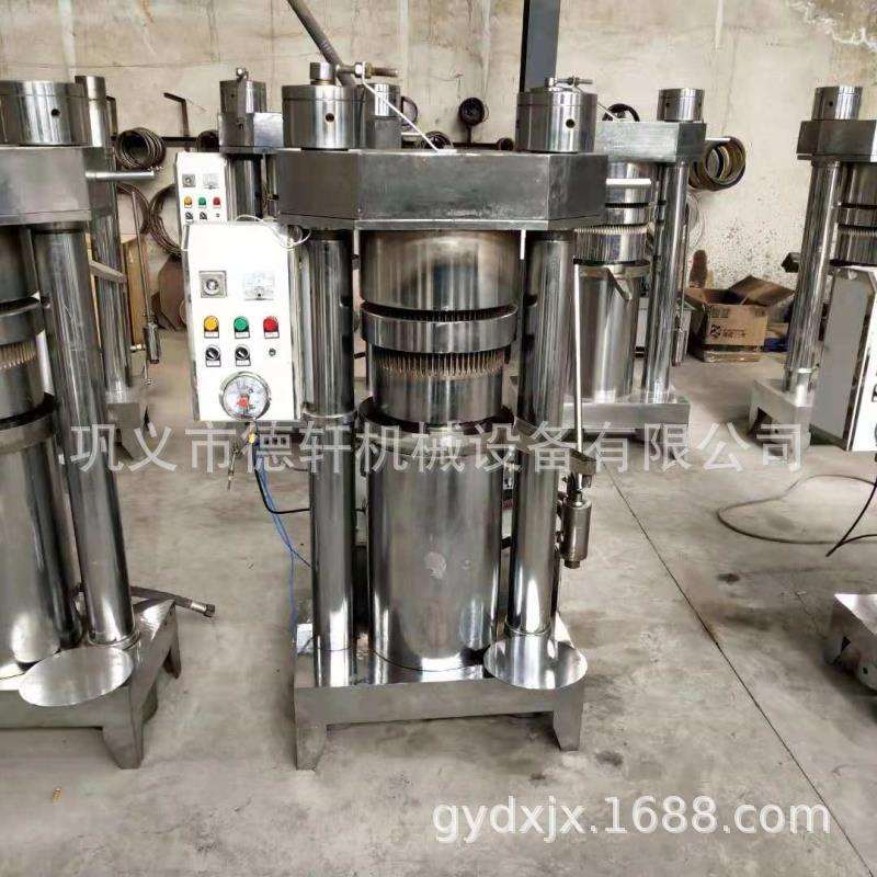 商用全自动液压榨油机 核桃花椒籽压油机多功能立式芝麻香油机