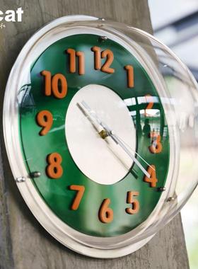 hcat泡i泡挂钟简约亚力客创意LIN20225现厅代时尚静音新款钟克表