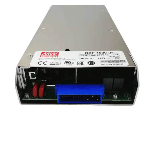 明纬 RCP-1000-12 1000W机箱安装机架式安装交流变直流电源