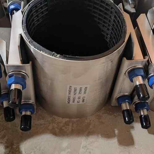 板式卡管道修补器不锈钢单哈IJE双管道连接器夫节抢箍修堵漏器