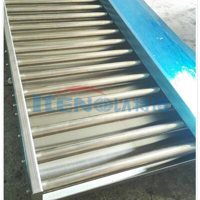 航运滚筒输送机，航站楼滚筒线，全不锈钢滚筒线