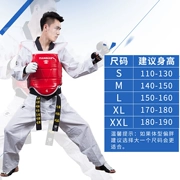 Taekwondo bảo vệ tay bảo vệ chân trở lại găng tay găng tay chân người lớn thiết bị đào tạo thi đấu loại 1 đầy đủ bộ tay - Taekwondo / Võ thuật / Chiến đấu