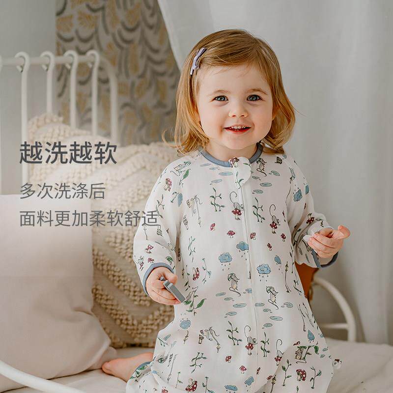 【夏季睡袋】Nest Designs婴儿双层分腿睡袋宝宝儿童防踢被舒适 - 实物图