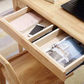 现代简约实木书桌家用台式 电脑桌简易中学生学习桌写字台办公桌子