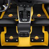 全包围可爱地毯垫 时尚 双层定制 金属圈脚踏板 卡通汽车地垫