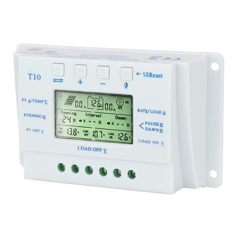 20a30a40a太阳能控制器12v24v智能充放电光伏路灯控制器爆款
