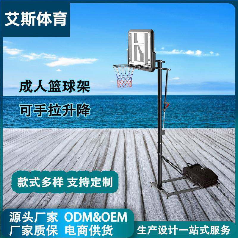 成人青少年可移动可升降篮球架便携式铁底座篮球架可