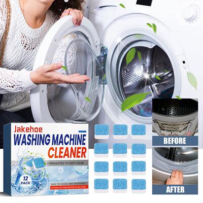 jakehoe Washing Machine Cleaning Tablets - Drum Type and Tan