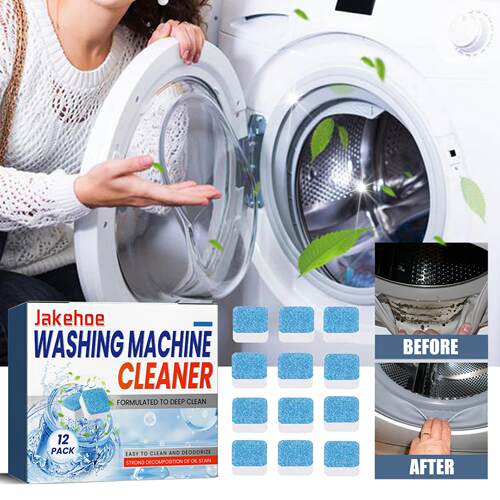jakehoe Washing Machine Cleaning Tablets - Drum Type and Tan