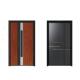 铝家用入户大门大门门艺大门中式 别墅新铸双开 铝乡村庭院别墅新款