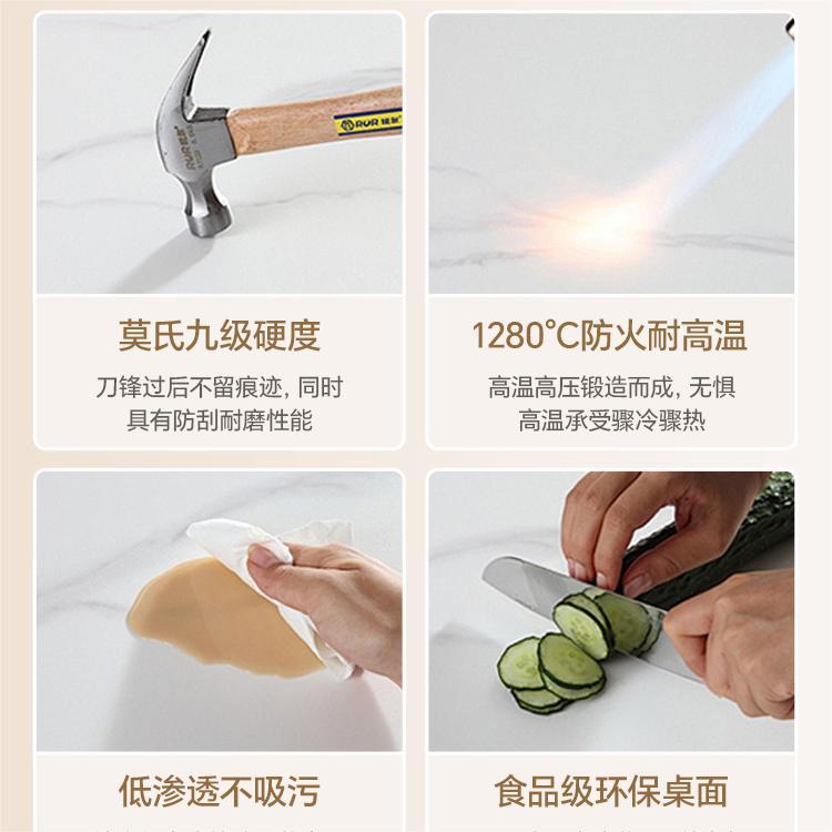 阳台移动茶台茶桌家用轻奢现代简约高级岩板小茶车茶几烧水壶一体