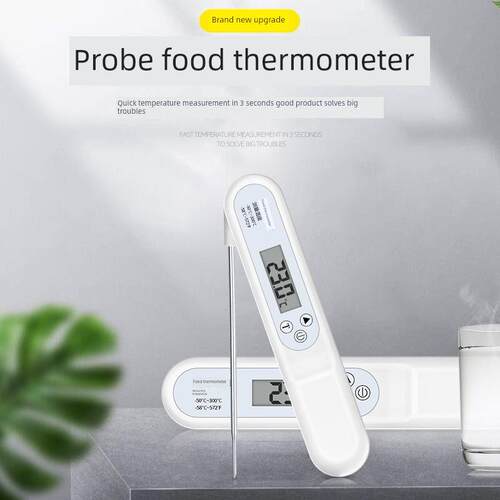 油温高精度可折叠探针食品温度计婴儿洗澡水温度计婴儿牛奶温度厨