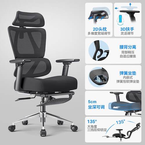 正品永艺沃克po背家用电脑椅人体工椅办学公椅子r靠久坐舒适电竞