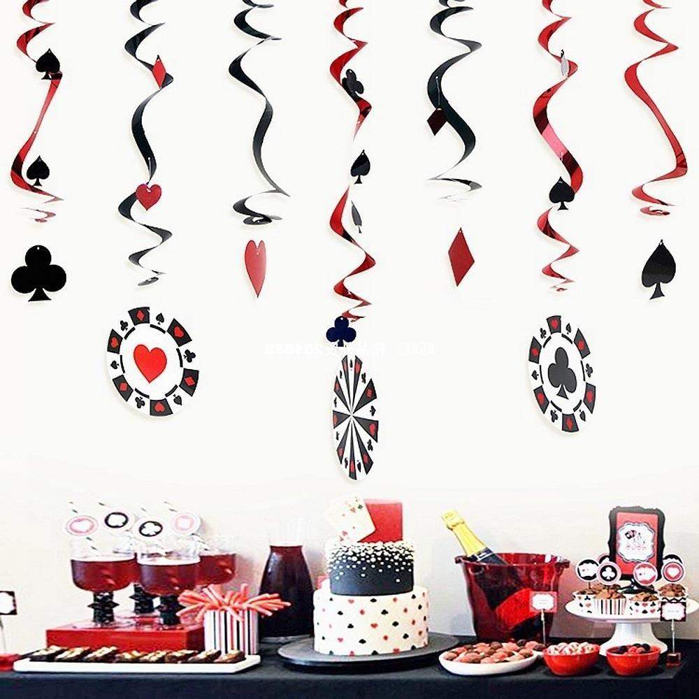 Casino Theme Party Decorations Hanging Swirl 9pcset Playing|ruв категории Цифровые аксессуары, бортовой аксессуары для мобильных телефонов, бортовой кронштейн - от Buy2taobao.com для оказания профессиональной услуги покупки агента Taobao