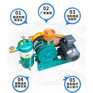 小型生活污水处理用回转式鼓风机HZZ40S 低噪音山东厂家销售p