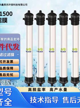 SUEZ/原GEZW1500超滤膜压力式UF膜中水回用中空纤维膜疏水