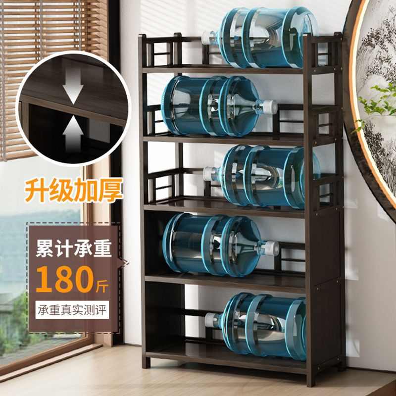 茶多层中式架子茶叶收纳办公室柜架物茶具博古架置水柜摆件展示新