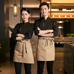 春夏餐饮酒店饭馆服务员工装酒楼茶餐厅火锅寿司店传菜帮厨工作服