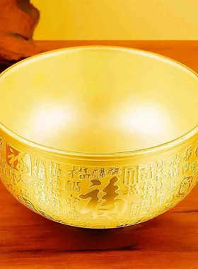 正宗勺子筷三件套百金碗套装节日婚庆勺用品.沙金越南子金筷福金