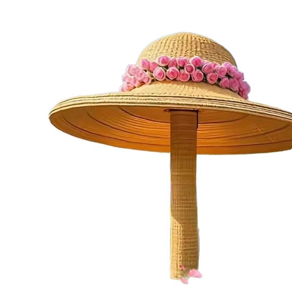 网红巨型草帽户外大型装饰摆件打卡道具仿真绿雕巨型草帽室外