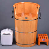 木风带凳子多用熏蒸桶蒸汽汗蒸木桶男女坐蒸木桶头部熏蒸桶泡脚桶