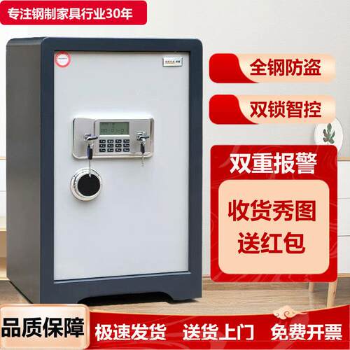 保险VLA家用型箱双锁全钢大小型双门密码保管箱办公室防盗保柜险