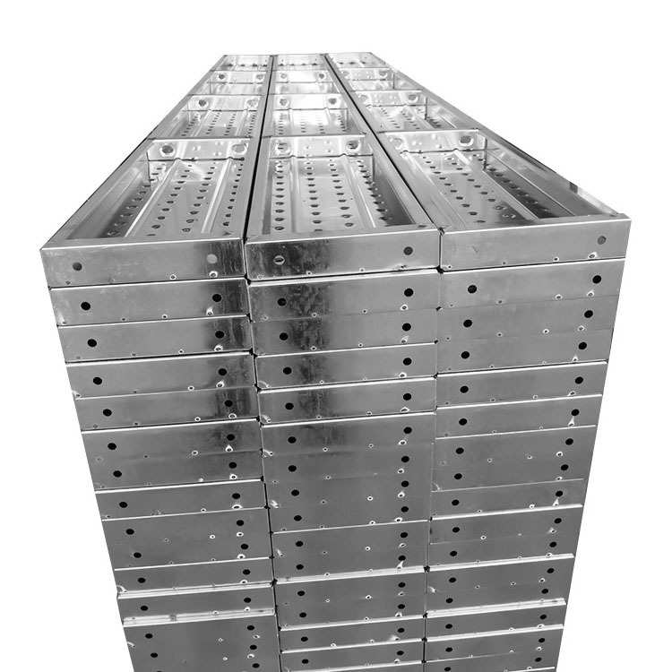 热镀锌钢跳板工地脚手架防滑脚踏板走道板电厂隧道冲孔建筑钢跳板