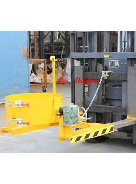 HK285（现货供应H翻285叉车专用倒桶机具抱桶手摇翻K转倒桶油桶转