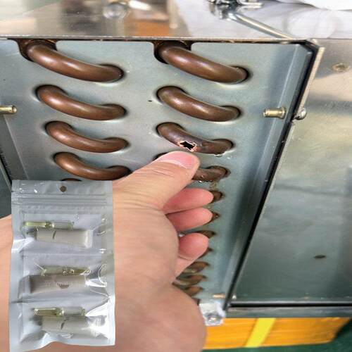 翅片铜管修补胶 耐高温抗高压散热器破洞焊接修复胶水30g