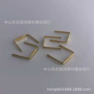 米字扣 水晶灯配件玻璃片窗帘门帘挂钩 水晶配件八角珠单灯具