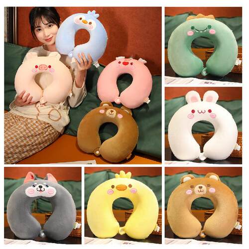 Cross-border Cartoon Memory Foam U-shaped Pillow Summer Offi
