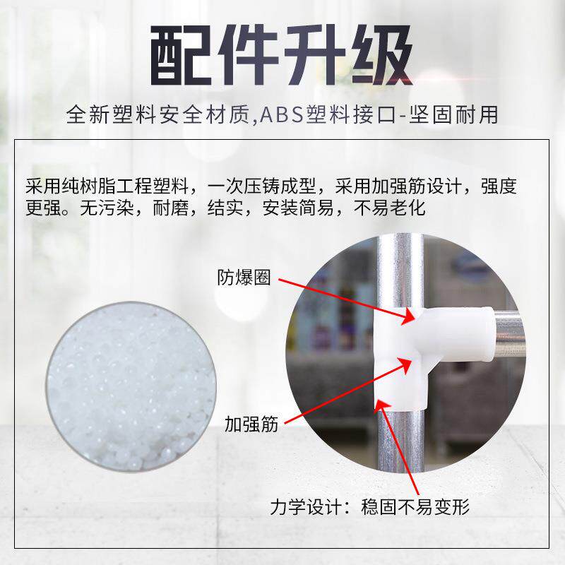 立构简易衣柜钢管加粗加固家用卧室布衣柜 单人衣橱全封闭收纳柜