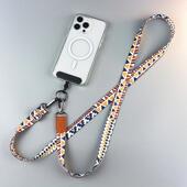 日系艺术手机挂绳斜挎结实可调节高级男手机挂绳斜跨抱婴袋手机挂