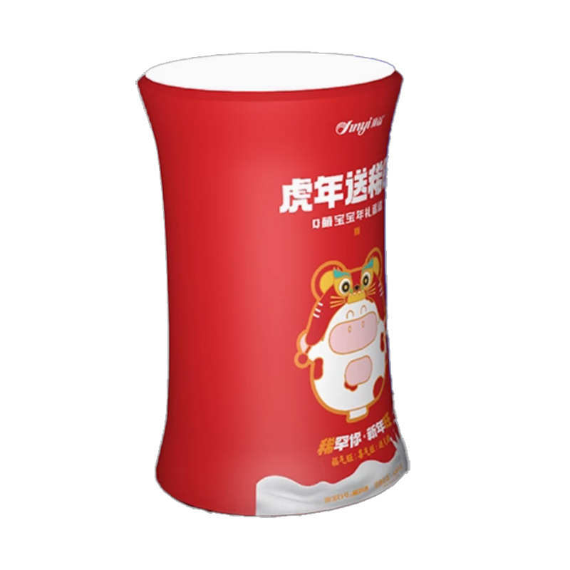 升降广告前台展示台LED折叠灯箱移动展示架外贸促销台快幕秀桌子