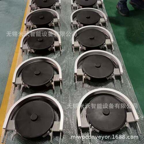 量大价优水平轮弯头R150/160/170转弯半径占地小0度-90度可选