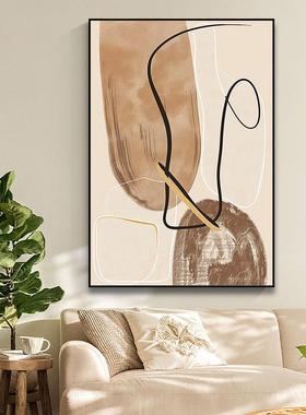 纯抽手绘油画客厅现玄关SH167过道立体肌理装饰挂画大幅象代约简